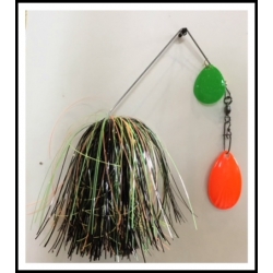 3/4 ounce Spinnerbait Glow in the Dark Glow Tiger